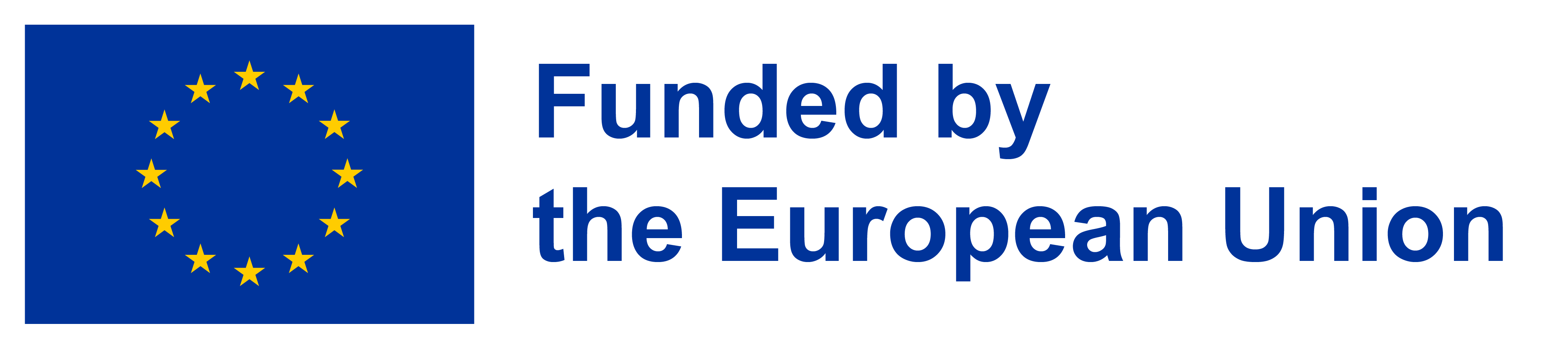 EU logo and text Funded by the European Union