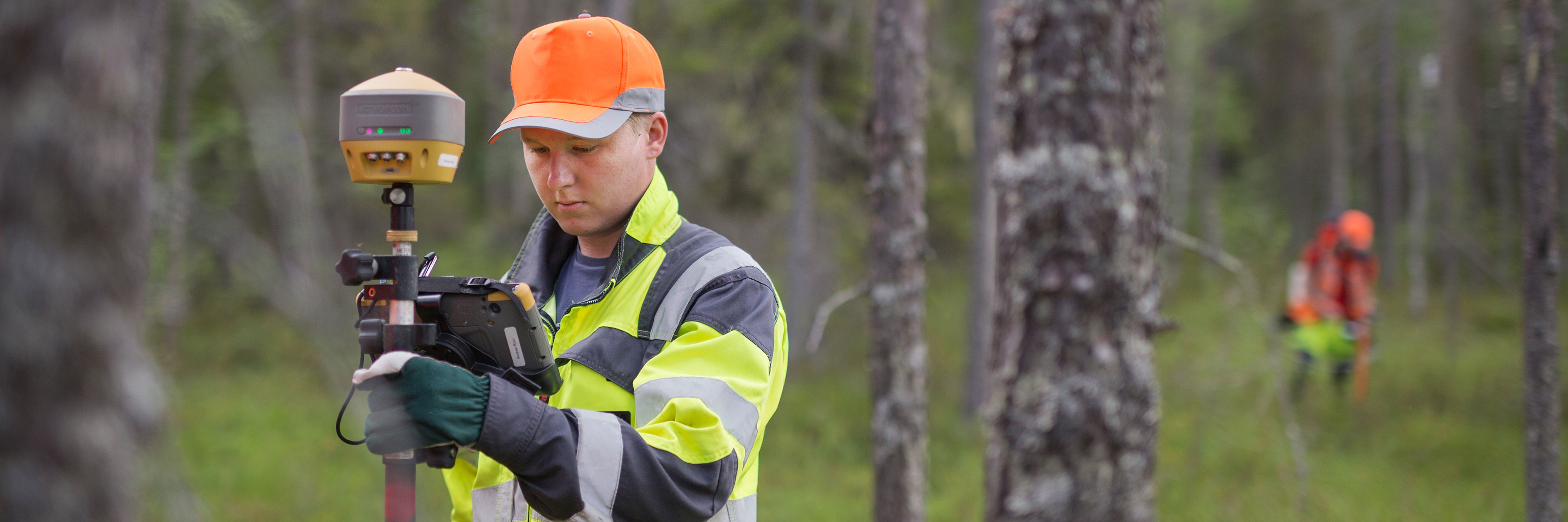 Karttaläggare på jobbet