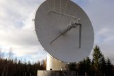 VLBI radio telescope in Metsähovi geodetic reserach station